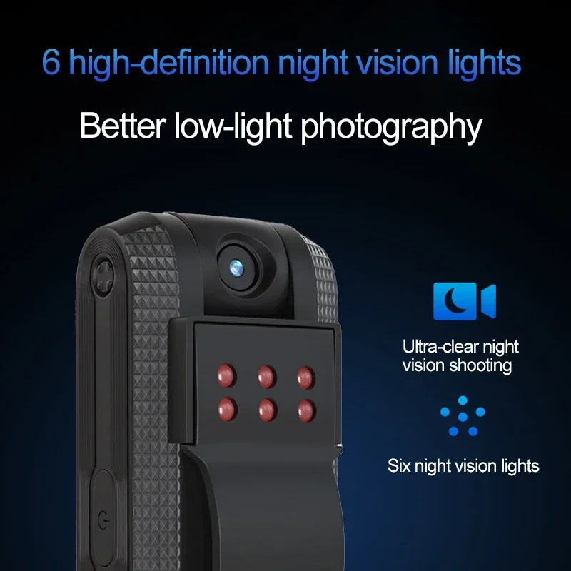 STTWUNAKE-كاميرا جسم صغيرة ، كاميرا P عالية الدقة...