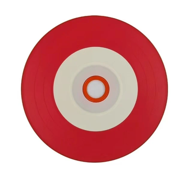 Wholesale 25 Discs 700mb Car Blank Printable Red Cd-r Disc - Blank