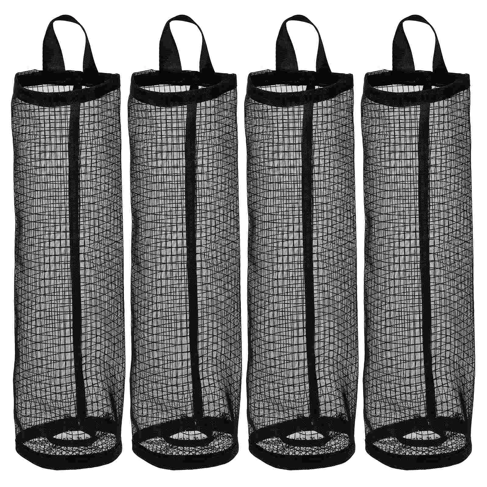 

Hanging Pocket Organizer Plastic Bag Collection Trash Bags Multi-function Grocery Holder