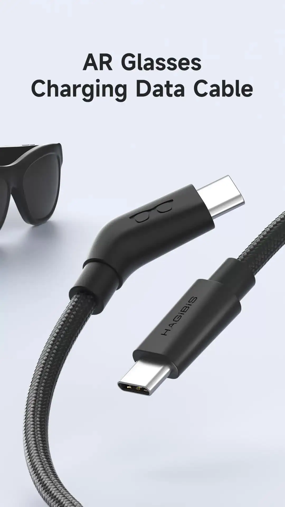 Hagibis AR Smart Glasses Cable USB C Charging Data & Power Supply