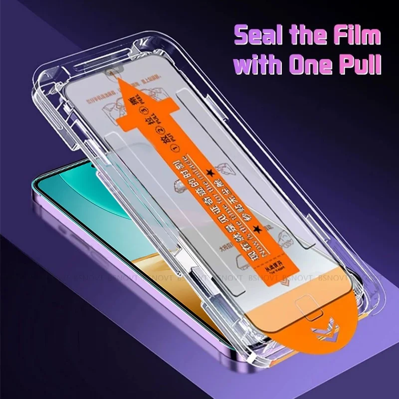 1/2/3/4PCS Für Moto G77 Glas Motorola Moto G77 Gehärtetes Glas 9H Schutz Staubfrei Vollständige Abdeckung Kleber Displayschutzfolie Moto G77 – Detail 2