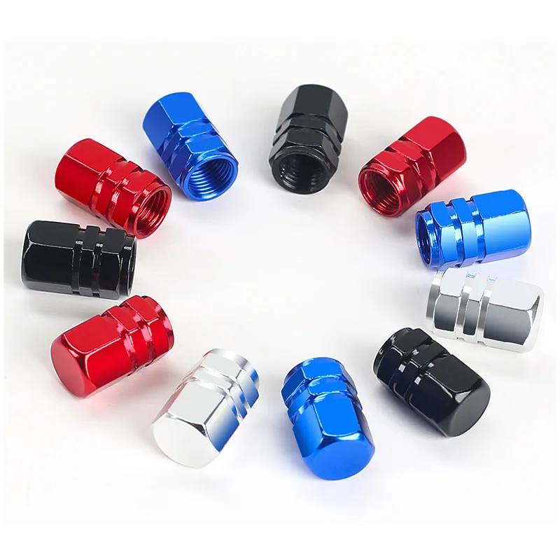 

Car Tire Valve Stem Caps 4Pcs/set Bolt-in Aluminum Theftproof Covers For Toyota RAV4 2010 2016 2017 2018 2019 2020 2021 2022