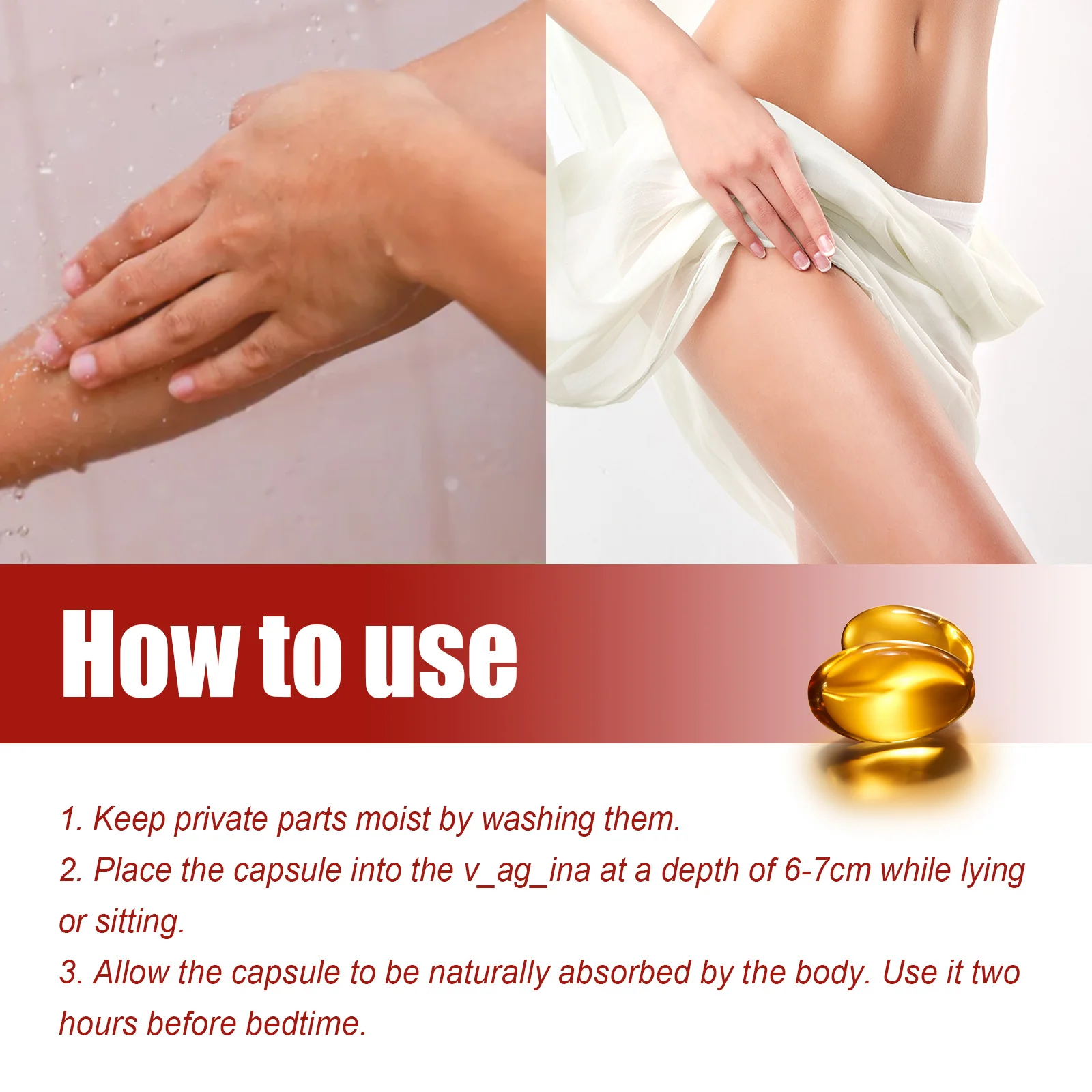 South Moon vaginal tightening capsules relief itchy detox weight loss anti cellulite reduce belly fat thin tummy slim capsules