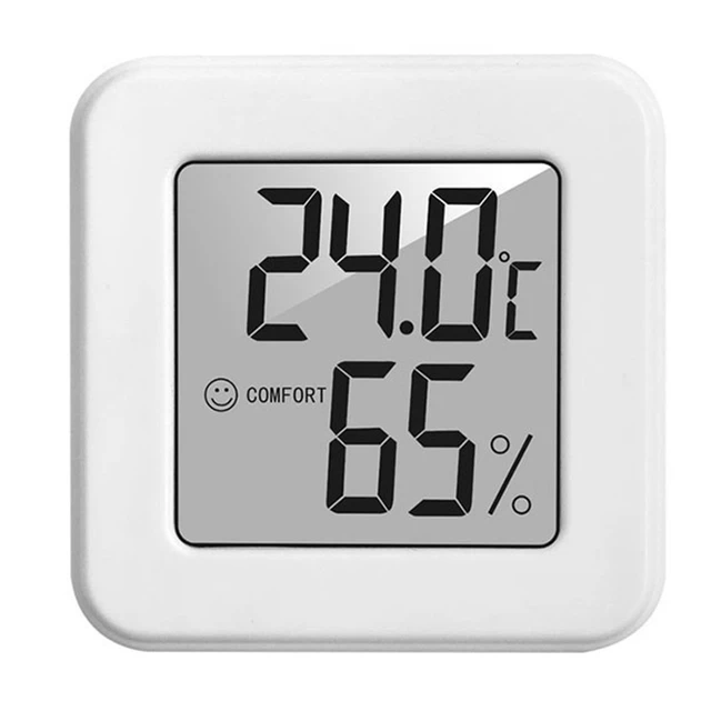 Mini thermomètre d'intérieur LCD numérique, jauge, hygromètre, capteur,  détecteur d'humidité, moniteur, Station météo - AliExpress