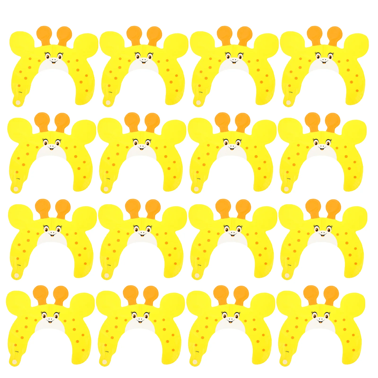 

50 Pcs Headband Aluminum Film Balloon Party Cartoon Headwear Balloons Jungle Animal Headbands