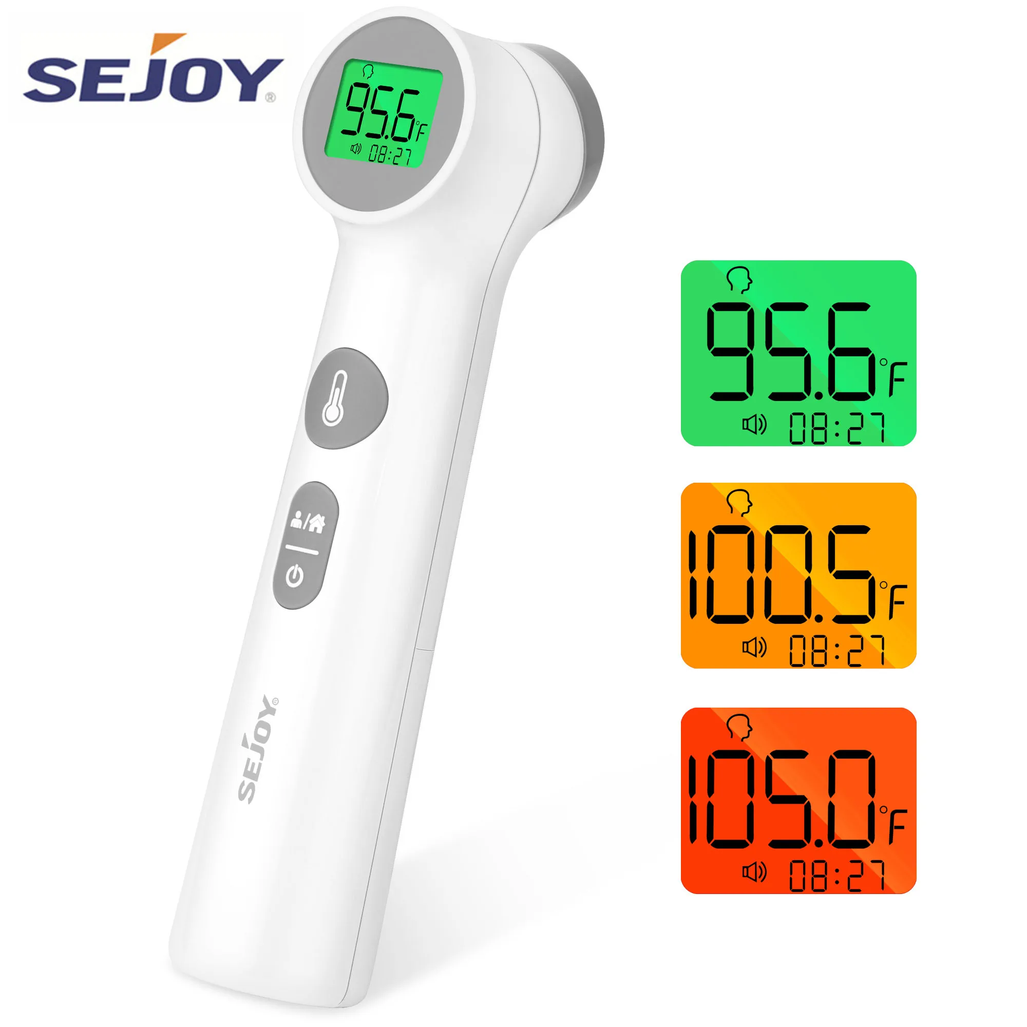 Forehead Digital Thermometer for Baby Adults LCD Non Contact Infrared Medical Body Measure Tool for Non-Body Kitchen Objects