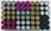 30sets/40sets 11mm wheels for 1/64 Scale Alloy Car Models 1/64 wheels with Tires + Axles for Hot Wheel/Matchbox/Domeka/Tomy 1:64 3