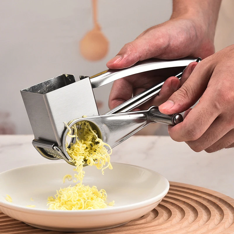 Rotary Cheese Grater - Manual Cheese Grater For Kitchen In