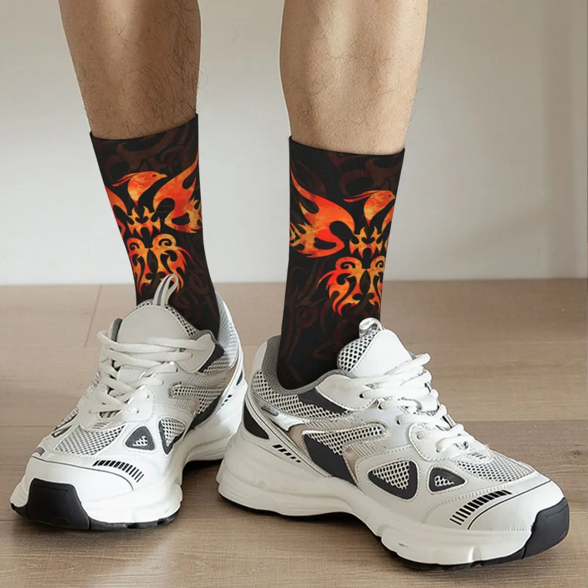 Fire Phoenix Bird Adult Socks Unisex socks,men Socks women Socks