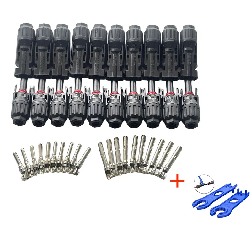 Solar Connector Kit - Durable 1000V 30A PV Plugs