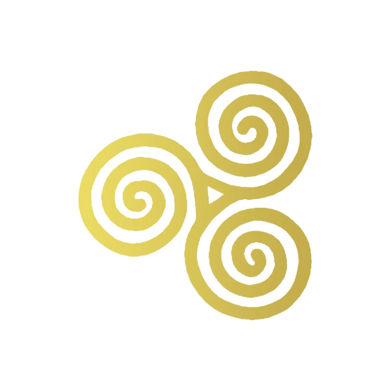 Celtic Triskele Vinyl Car Decal - Pagan Wiccan New Age Design Sticker