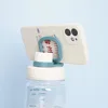 0.6L/0.8L/1L Large Capacity Water Bottles Plastic Leak Proof Travel Kettle Lightweight with Handle Strap Clear Drink Bottle 5