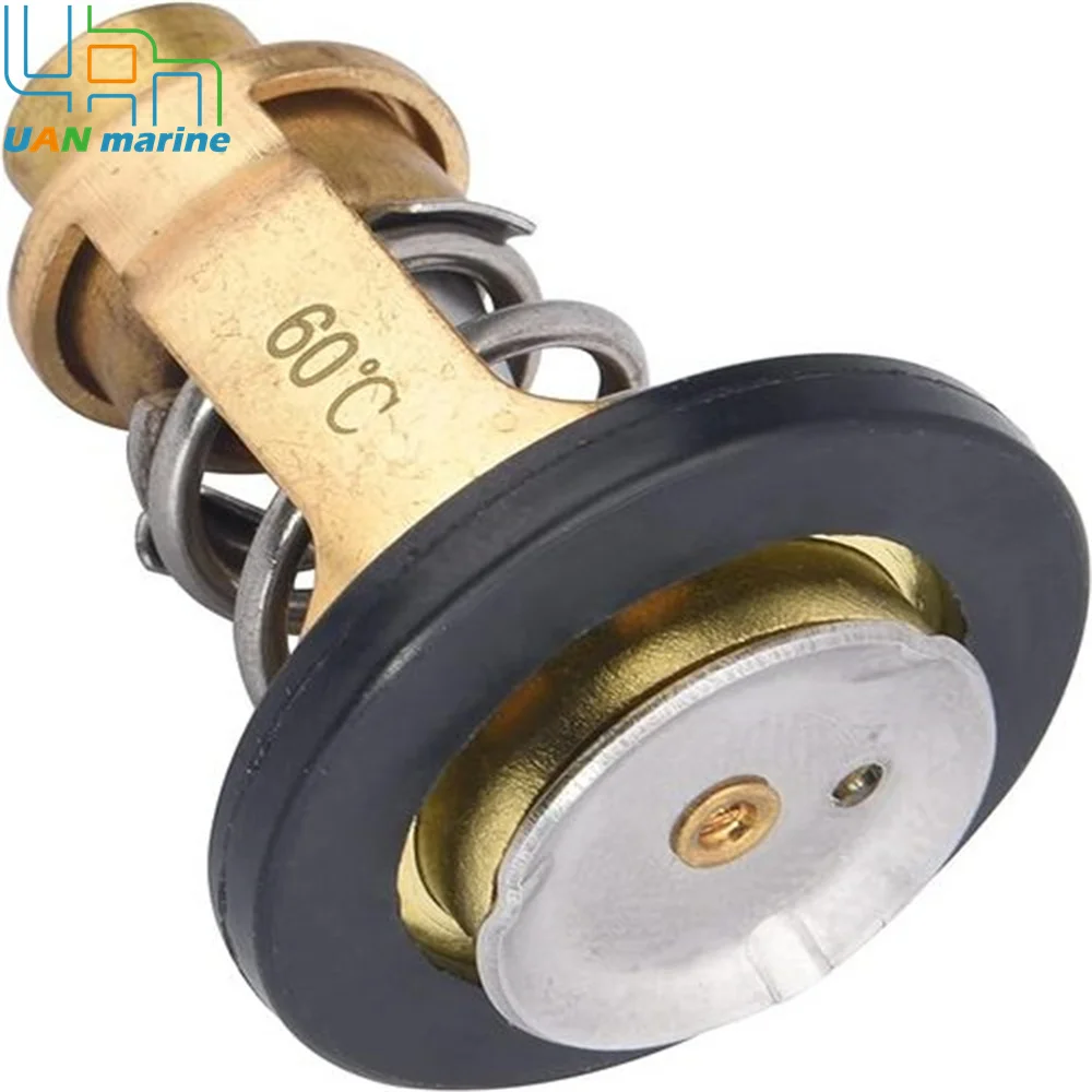 

67F-12411 Thermostat 60℃/140℉ For Yamaha 75 80 90 100 150 200 225 250 HP 4-Stroke Outboard Motor 67F-12411-01 6CB-12411-01