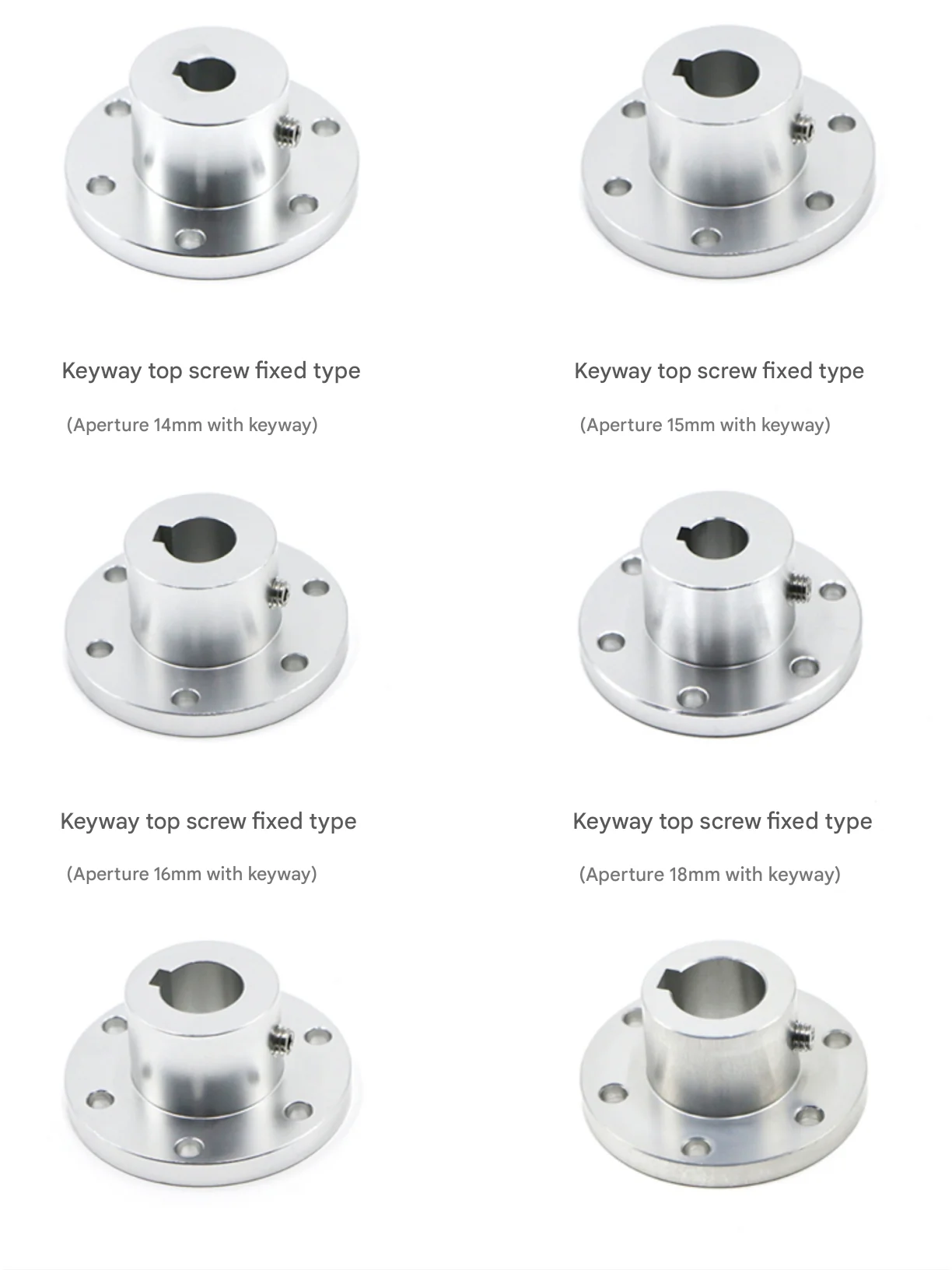 WHEELTEC High-Torque Flange Coupling, High-Precision CNC Machining