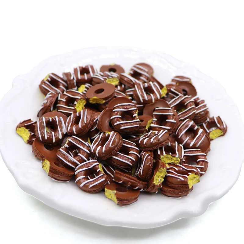 6/8/10pcs Mini Cute Candy Donut Doll Food Pretend Play Dollhouse Accessories Miniature Home Craft Decor Cake Kids Kitchen Toys 3