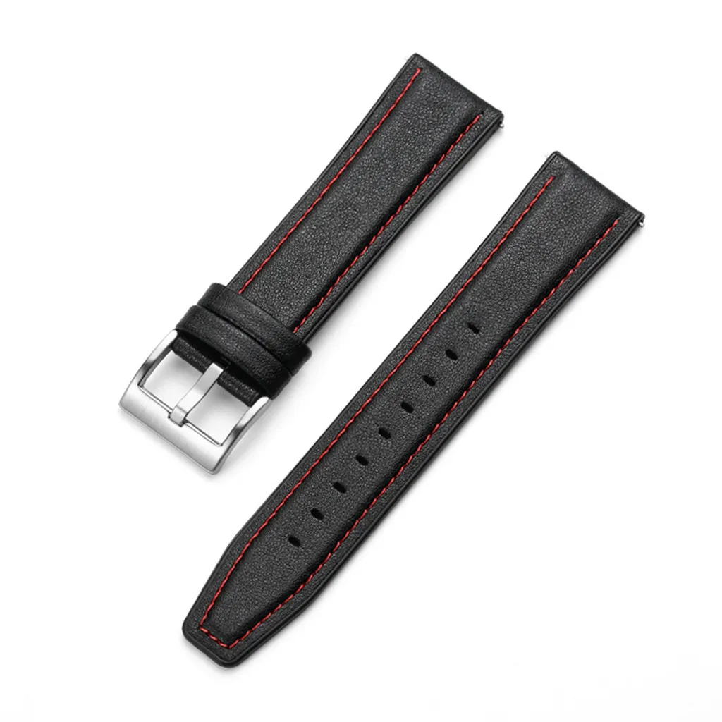 Premium Calfskin Leather Watch Strap – Soft, Unisex Wristwatch Accessory