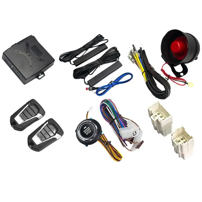 

Auto Car Alarm Car Alarm System Push To Start Ignition Kit Auto Car Alarm Keyless Entry System Passive Keyless Entry For