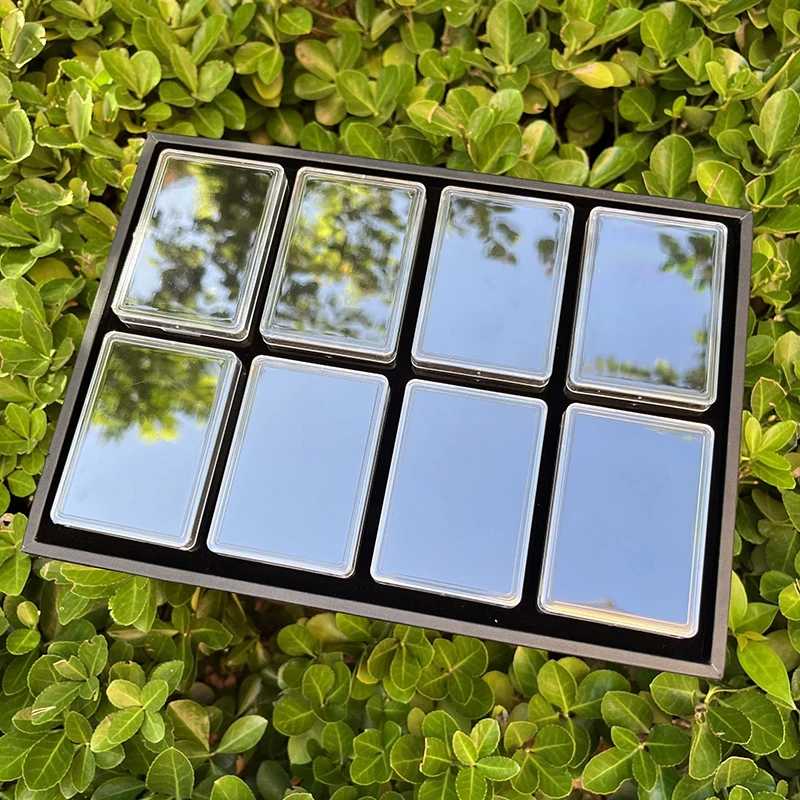 Transparent Large Jewelry Gemstone Display Case With Gem Jar Tray Insert Loose Diamond Storage Box Earring Pendant Packaging Box