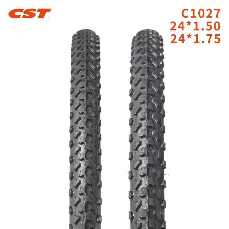 CST 24 inches mountain bike tires C1027 24*1.5 Bicycle accessories Steel wire tire Antiskid and wear resistant MTB bicycle tire