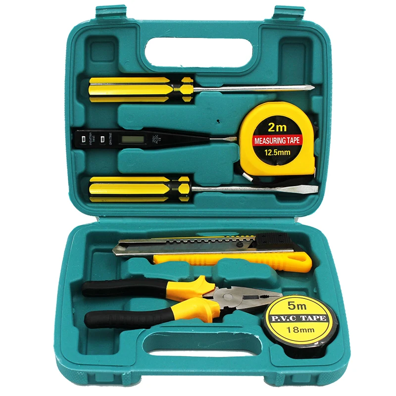 Complete Tools Set Kit Professional Hand Toolbox General Household Work Repairs Maintenance Metal Carpentry