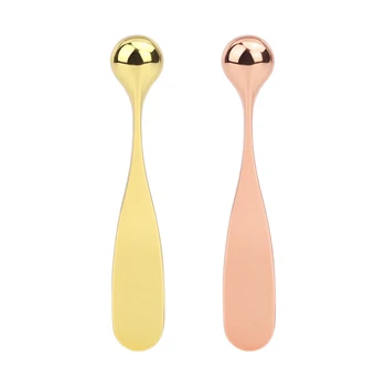 Eye Cream Massager Applicator for Facial Massage Mini Sticks Wrinkle Metal Skin Care Massage Tool Eye Massage Reduces Puffiness - Thumbnail 7