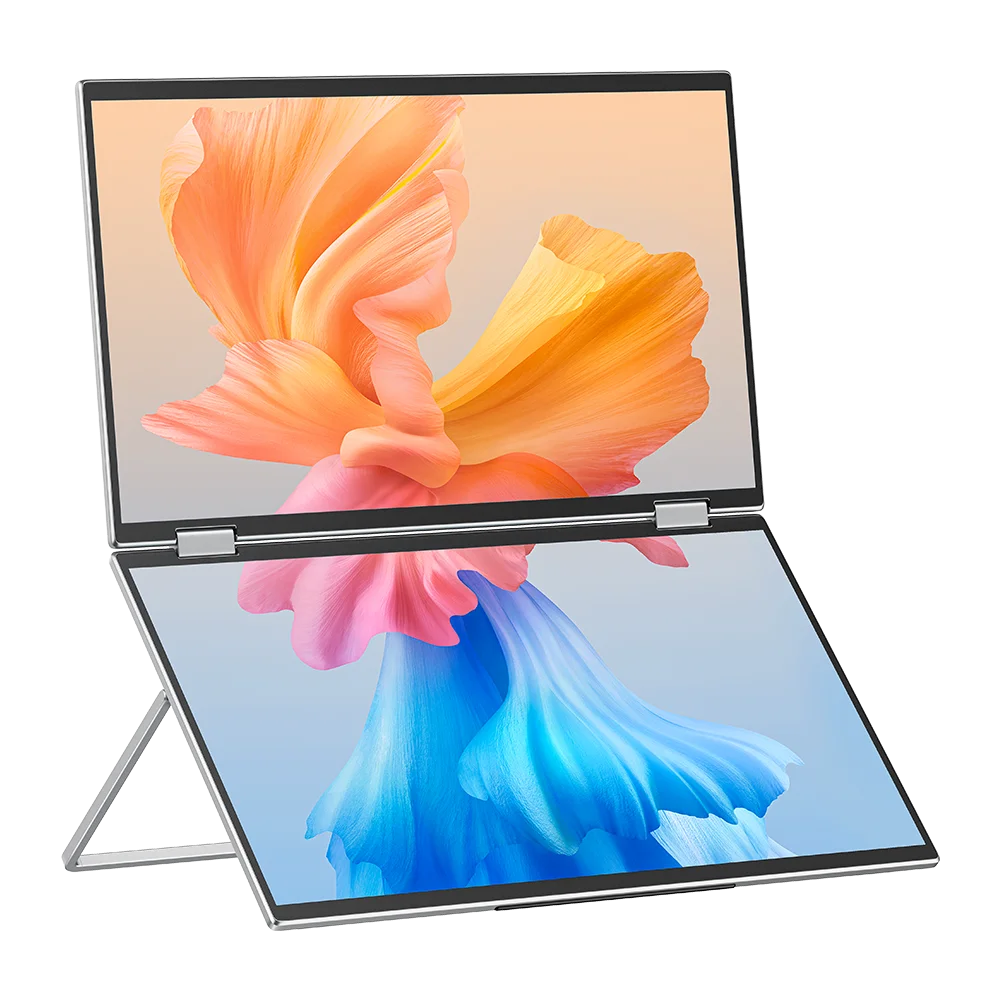 UPerfect-デュアルポータブルディスプレイ、折りたたみ式