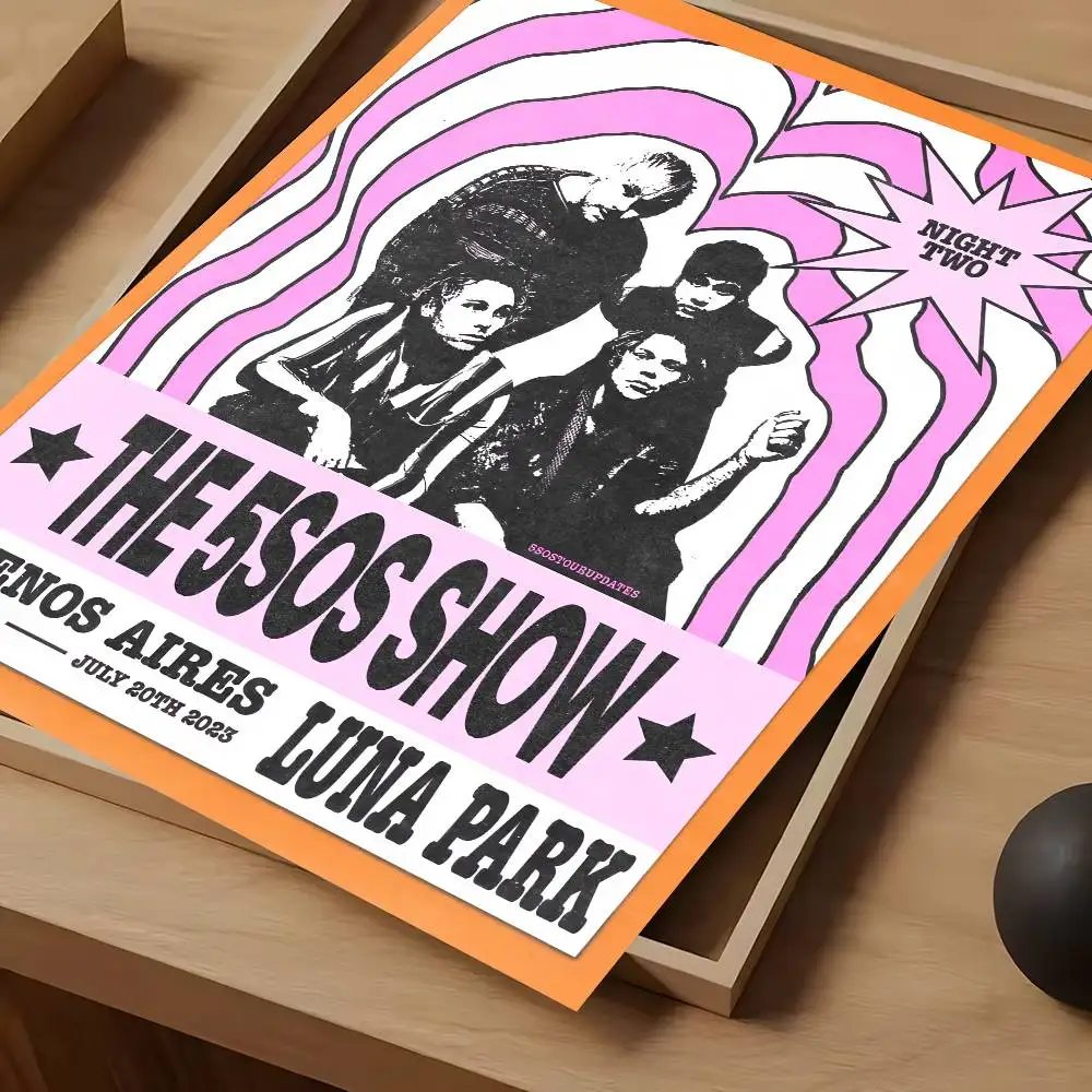 Band 5, S-Sekunde von S-Sommer S-SOS Poster, wasserdicht, Vintage-Filmposter, hochwertiger Wandkunstdruck für Raumdekoration, Geschenk – Detail 8