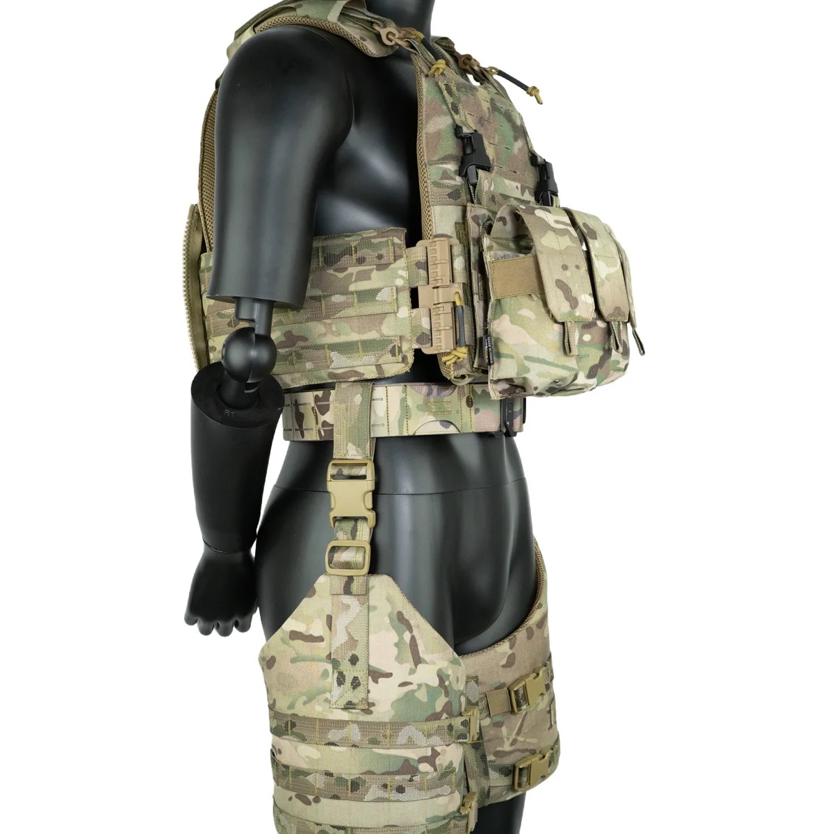 Taktische Gürtel Drop Leg Plattform Molle Oberschenkel Panel Hängen Bord Montage Platte Jagd – Detail 30