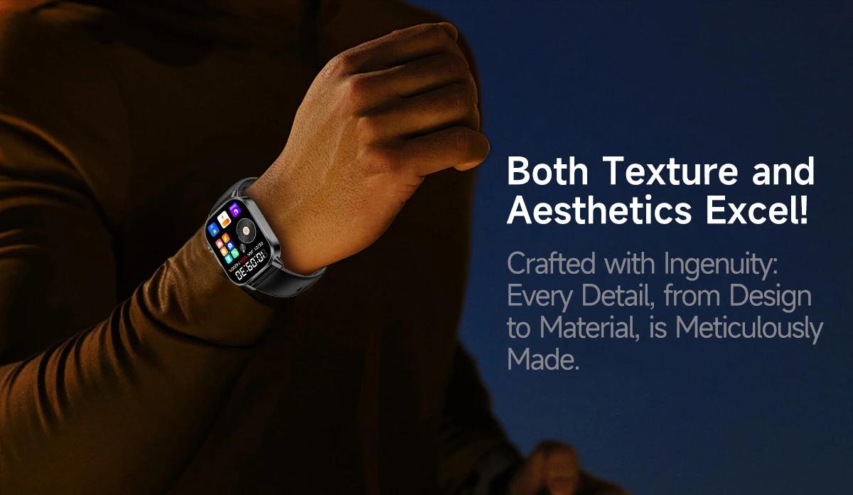 Micro Physical Examination Smartwatch Blood Pressure Uric Acid Blood Lipids Heart Health Analysis Smart Watches for Women 2026