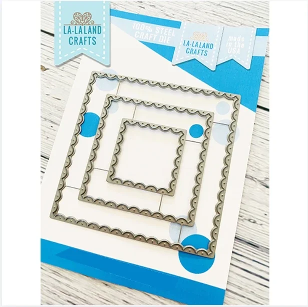Metal Cutting Dies Pilings Border DIY Scrapbooking Photo Album Decorative Embossing PaperCard
