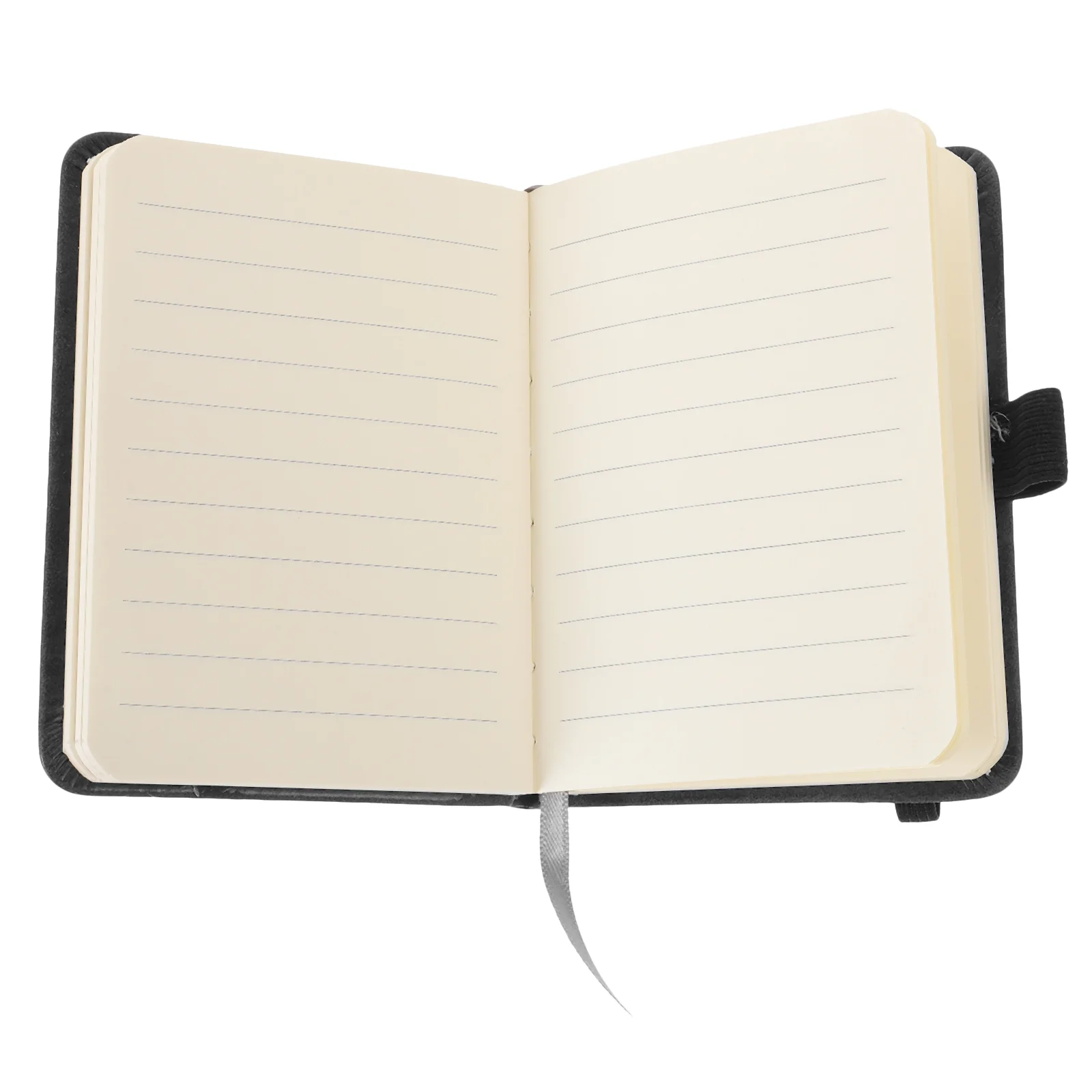 Small Notebooks Strap Pocket Notepad Address Phone 1 Set/2pcs (green) Portable Black Paper The
