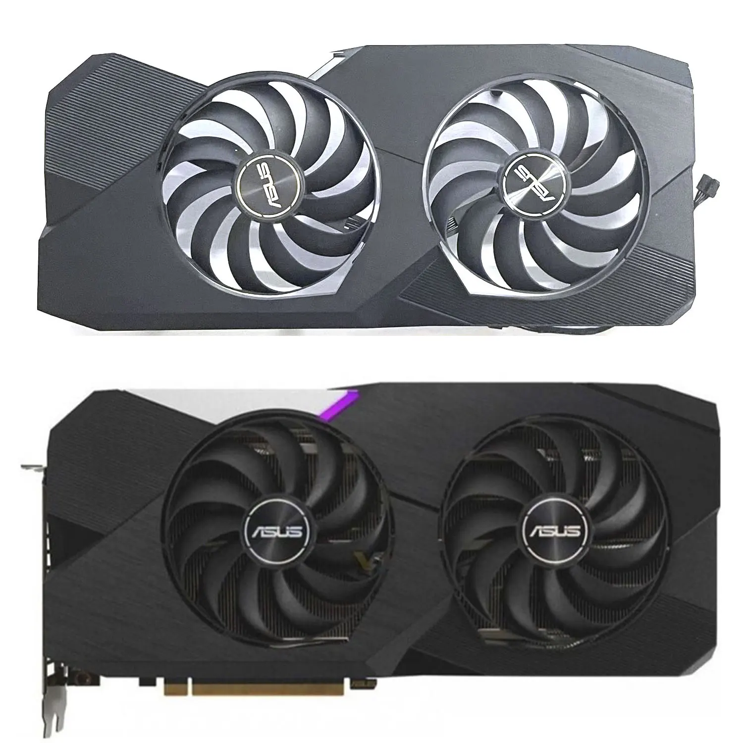 Ventola Della Scheda Video Per Asus Dual Radeon Rx 6700 Xt Oc Edition 12Gb Gddr6 95Mm Muslimyrx6700Xt Ventola Di Raffreddamento Della Scheda Grafica