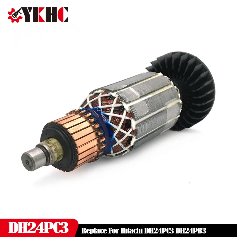 1Pc5TReplaceAC220VArmatureRotorMotorForHitachiDH24PC3DH24PB3