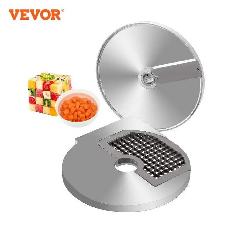 VEVOR Mandoline Dicing Grid Vegetable Cutter Kit Stainless Steel 0.4x0.4 Inch Disc Home Dice