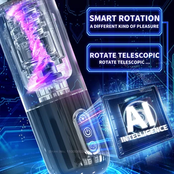 Male Automatic Sucking Telescopic Rotating Masturbator Cup For Men Blowjob Sex Machine Real Vaginal Suction Pocket Toy Adult 18