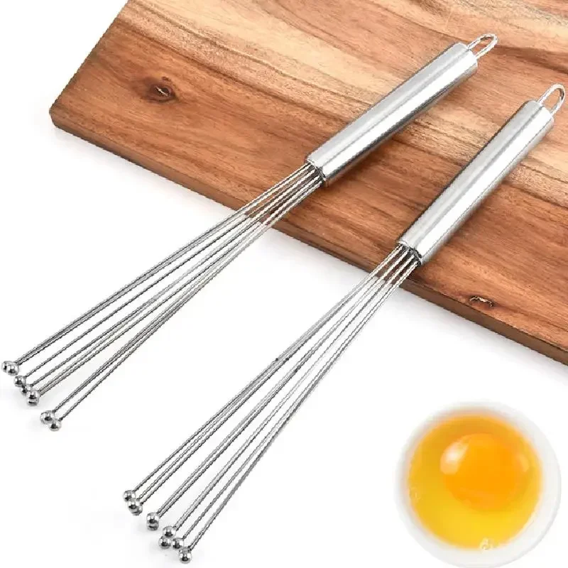 12inch Stainless Steel Ball Whisk Wire Egg Whisk Kitchen Whisks for Cooking Blending Whisking Beating Egg Mixer Baking Tool egg beater,rotary whisk,electric whisk,handheld electric whisk,balloon wire whisk,ball whisk,wire whisk,dough whisk