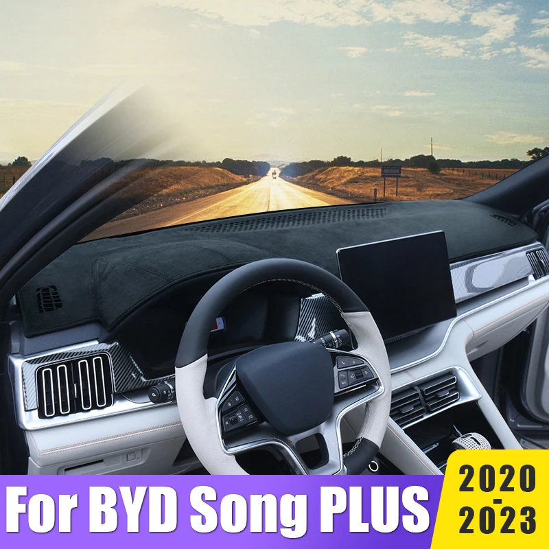 

Dashboard Sun Shade Cover Non-slip Mat For BYD Song Plus DM-i EV 2020 2021 2022 2023 Instrument Carpet Protector Car Accessories