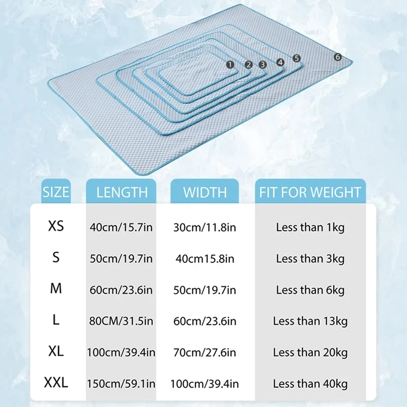 Cooling Mat For Dogs And Cats Waterproof Pet Bed For Summer_voghion.com