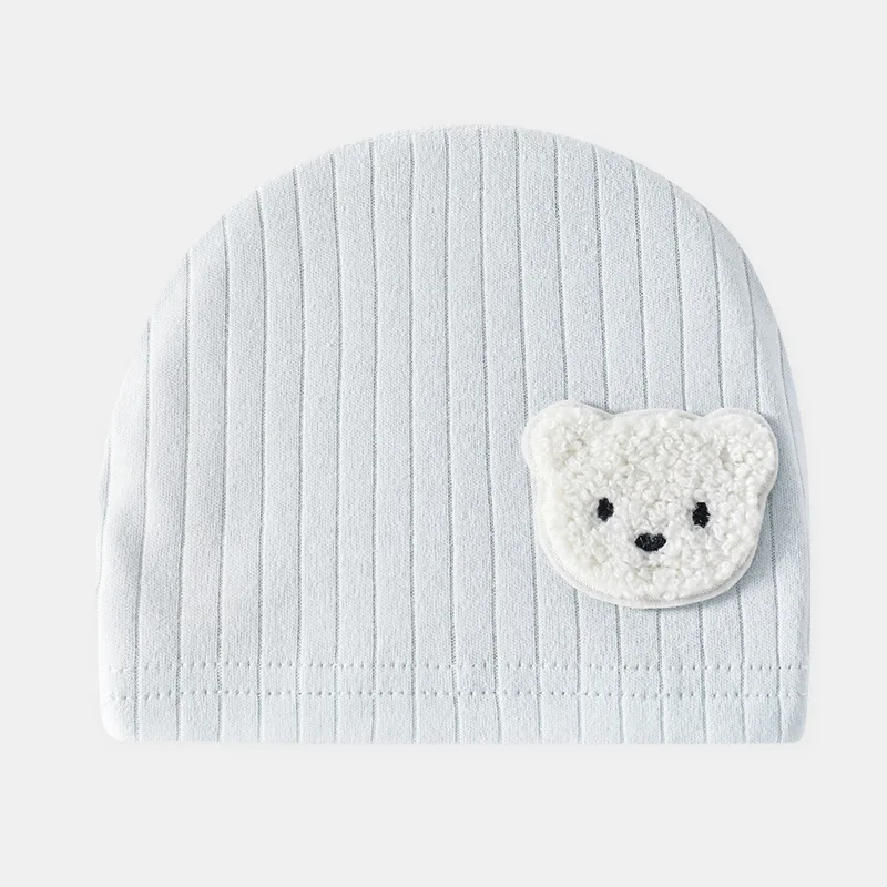 Cappello per neonato Modelli primaverili e autunnali 0-3 mesi Ragazzo Ragazza Cappello fetale in cotone 100% Accessori per neonati - immagine 4