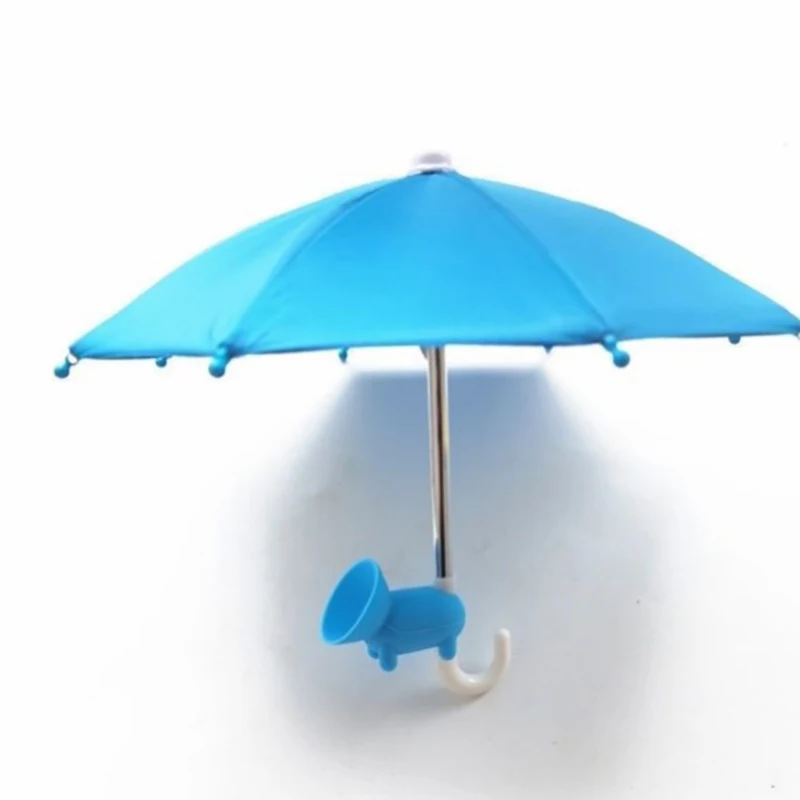 Multi-color Mobile Phone Sunshade Umbrella With Suction Cup Phone Stands Outdoor Cover Sun Shield Mount Holder Accessories