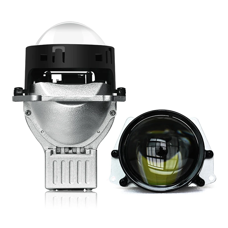 

2 PCS Car 3 inch Bi LED Projector Lens Headlight 12V 160W 5500K High Low Beam Headlamp For H4 H7 9005 9006 Car Accessories