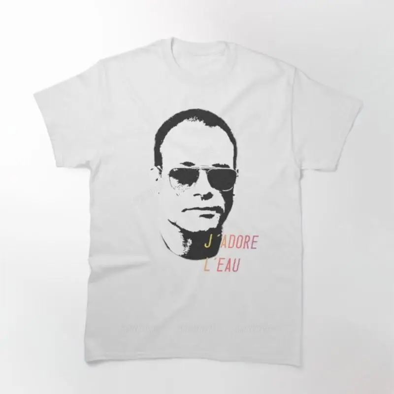 Nuovo Arrivato Short Top Mens Brand Fashion T-Shirt Magliette Estive Per Uomo Jean Claude Van Damme - J'Adore L'Eau Printed T Shirt