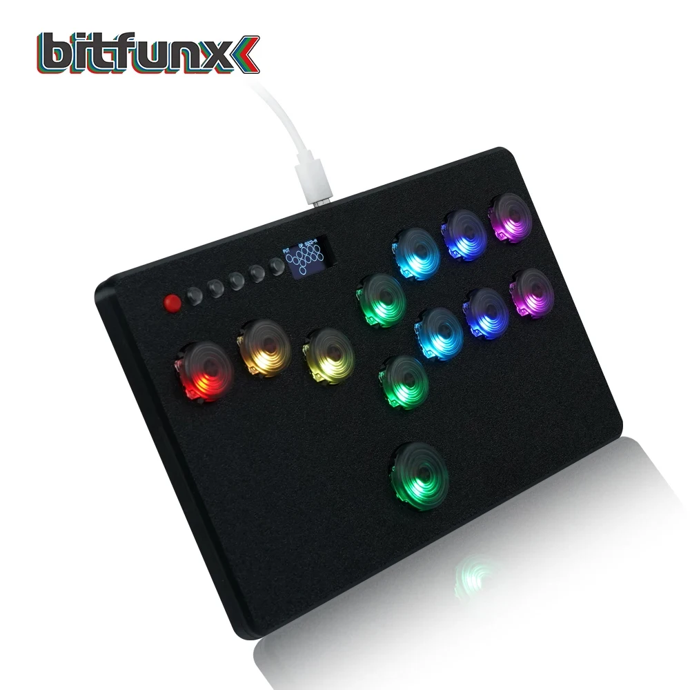 

Left/Right Layout LED Hitbox SOCD Fightstick For Nintendo Switch Hot Swap Switch Arcade Joystick For PC/PS4/PS3