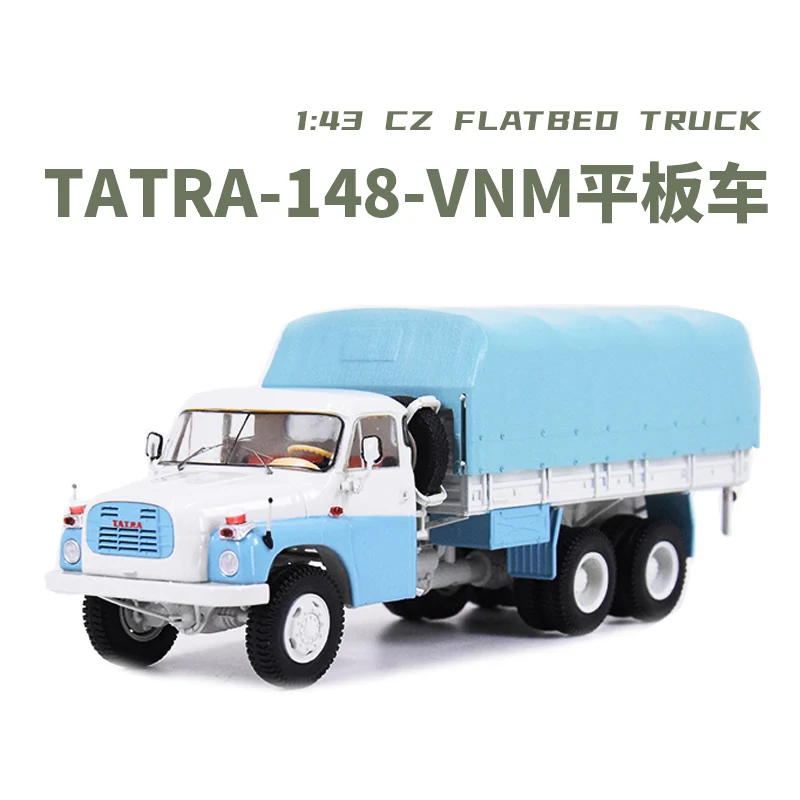 1:43 Scala Pressofuso Lega Tatra-148-Vnm Heavy Duty Camion Giocattoli Auto Modello Classici Collezione Per Adulti Souvenir Regali Display Statico
