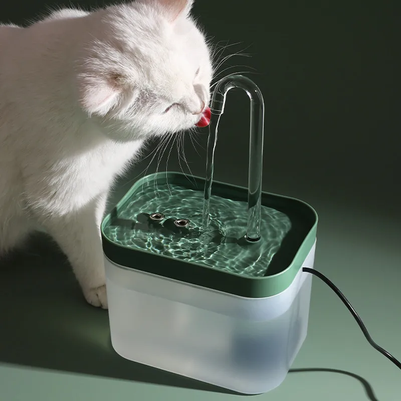 

1.5L Electric Cat Water Fountain Auto Filter USB Cat Drinker Bowl Mute Recirculate Filtring Drinker for Cats Pet Water Dispenser