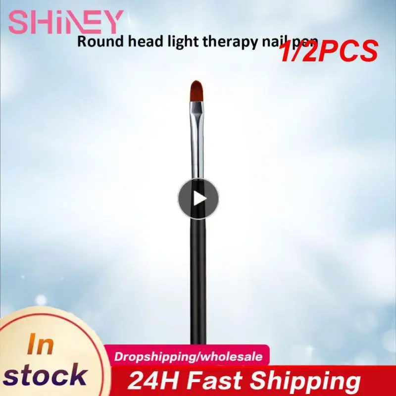 

1/2 шт., нейлоновая ручка для рисования ногтей