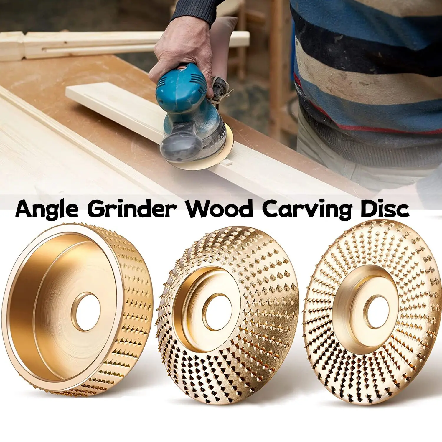 WoodGrindingPolishingWheelRotaryDiscSandingWoodShaperCarving