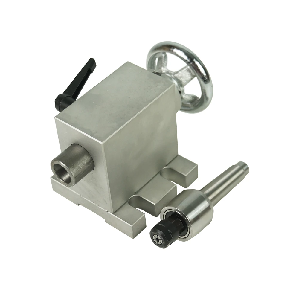 

CNC Tailstock With Chuck For Rotary Axis 4th Axis 3D CNC Router CNC Rotary Axis Tailstock Activity Tailstock With Chuck