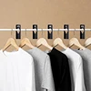 40 Pack Rectangular Plastic Clothing Size Closet Rack Dividers Hangers, Preprinted In 8 Sizes 2