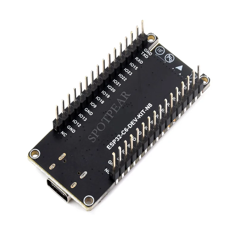 ESP32-C6 ����ũ����Ʈ�ѷ� �������� 6 ���� ����, 160MHz �̱� �ھ� ���μ���, USB �� UART ���� ���� ����